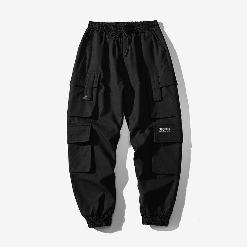 Streetwear Black Mens Harem Joggers 2022