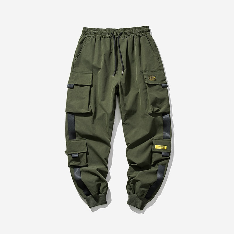 Streetwear Black Mens Harem Joggers 2022