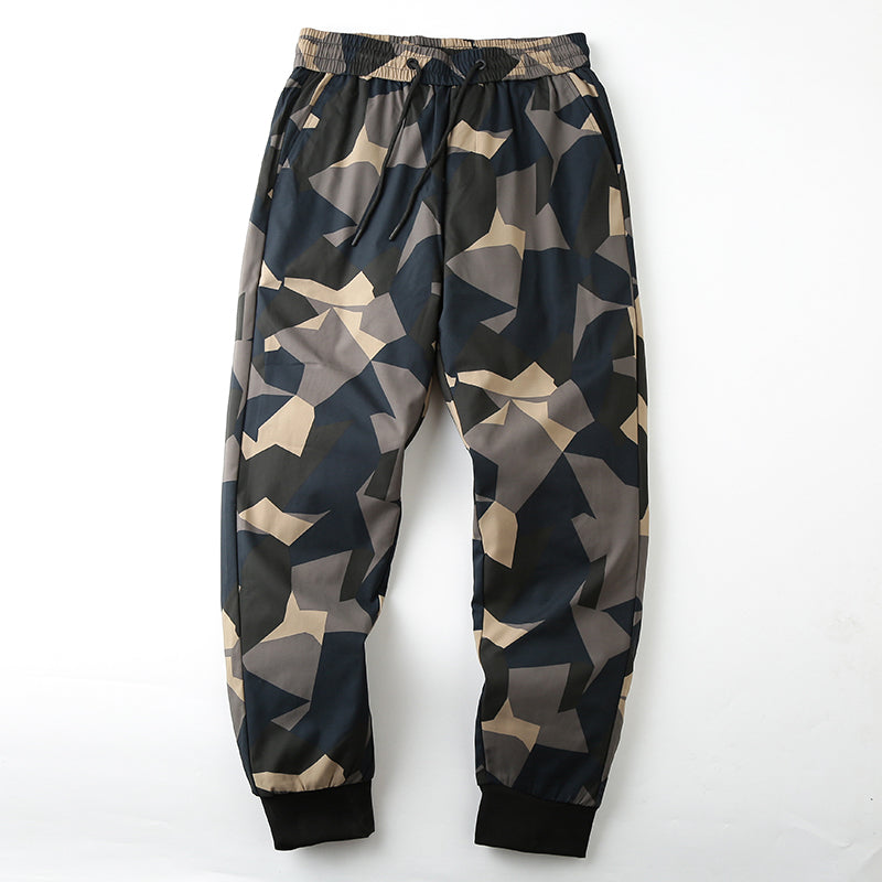 Drawstring, Camouflage Wind-resistant Pants