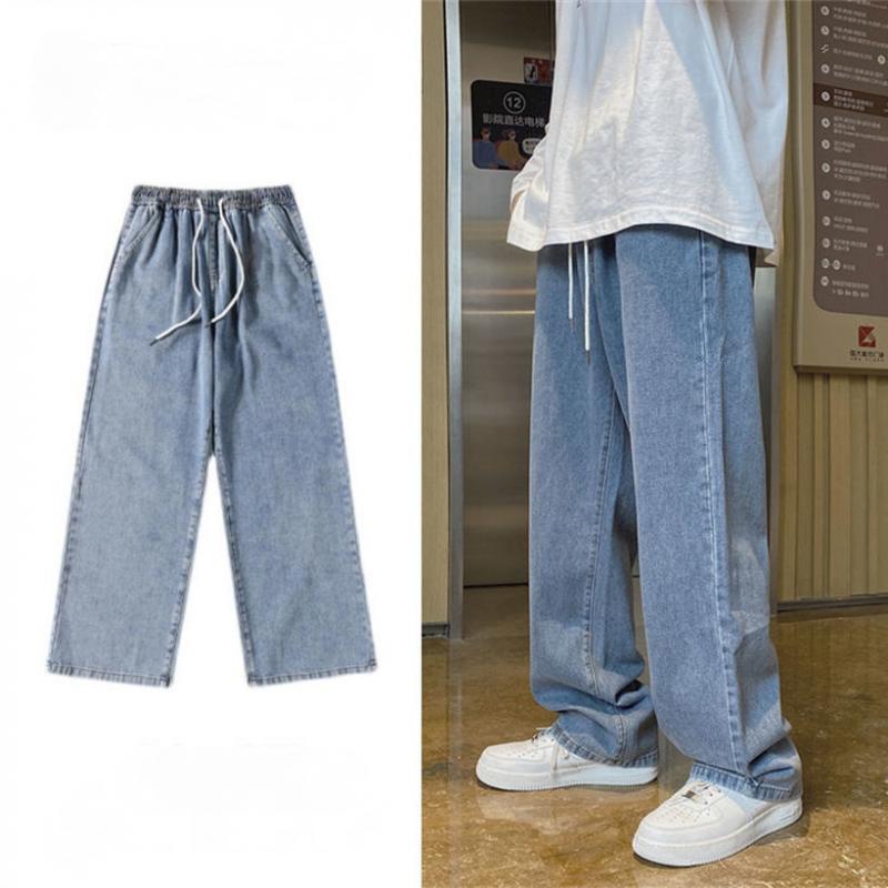 Vintage Casual Mens Jeans (Wide Leg)